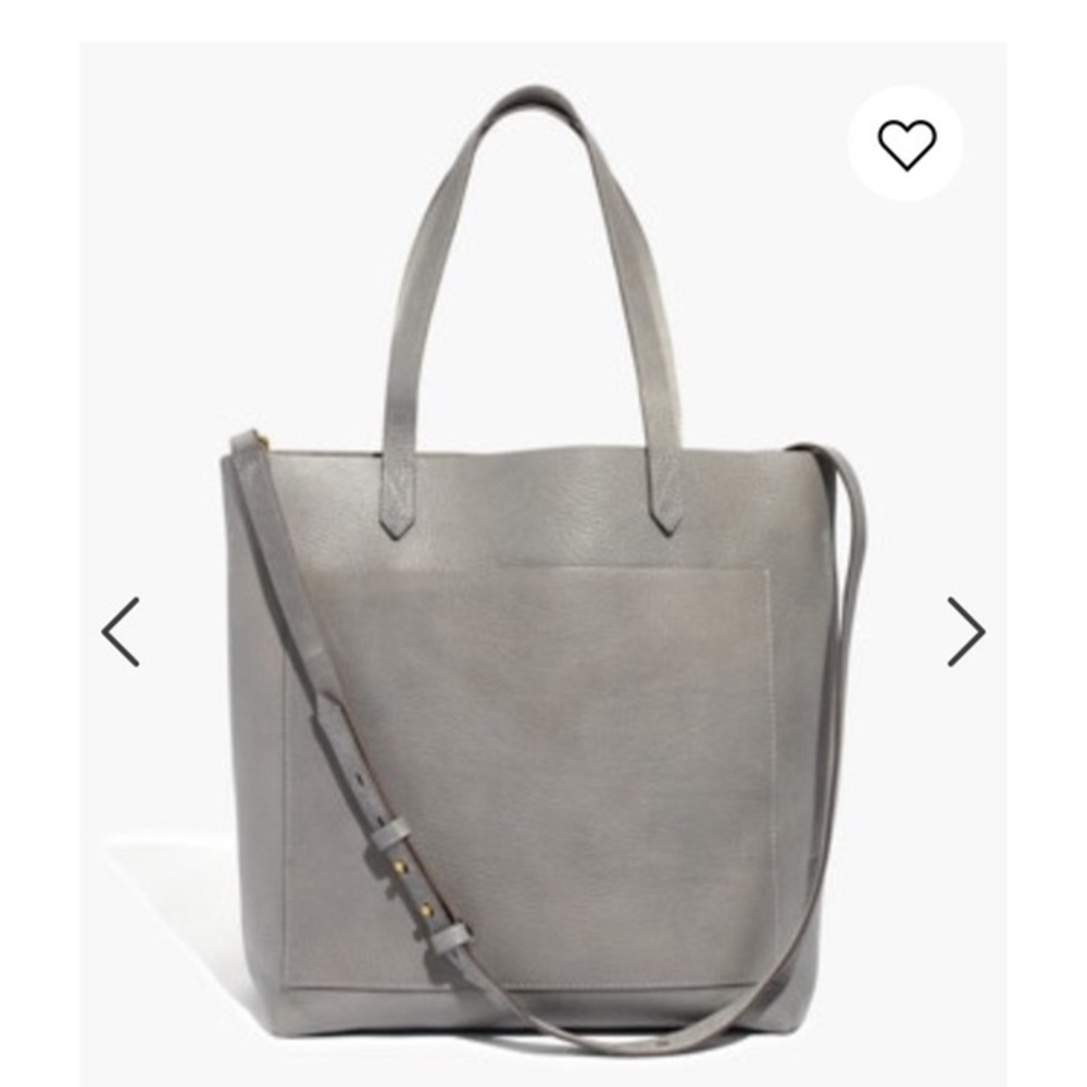 Madewell Medium Transport Tote in stonewall grey